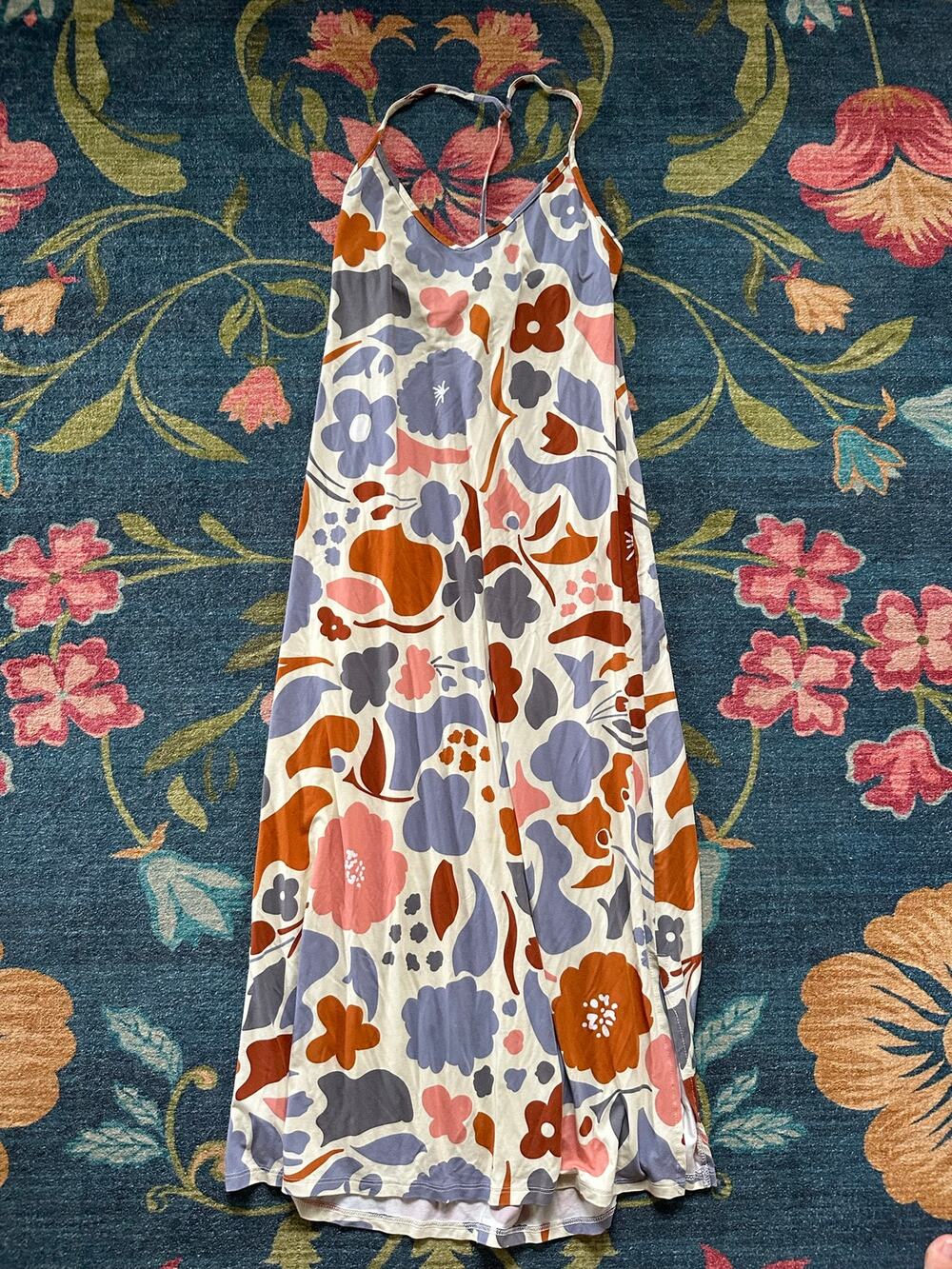 Fighting Eel Floral Dress Size Large